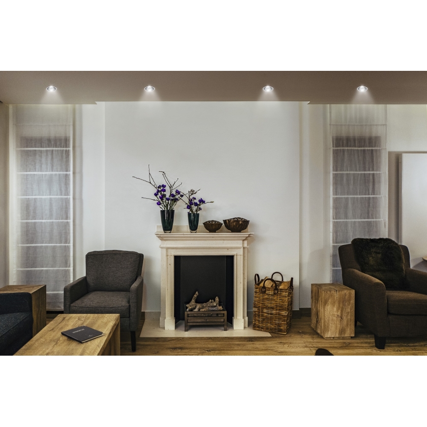 Osram - LED ugradna stropna svetiljka SPOT TWIST LED/5W/230V 4000K prečnik 7 cm bela/crna