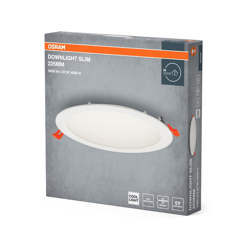 Osram - LED ugradna svetiljka SLIM LED/22W/230V 4000K