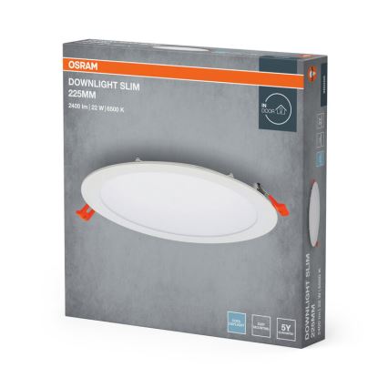 Osram - LED ugradna svetiljka SLIM LED/22W/230V 6500K