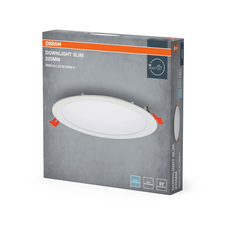 Osram - LED ugradna svetiljka SLIM LED/22W/230V 6500K