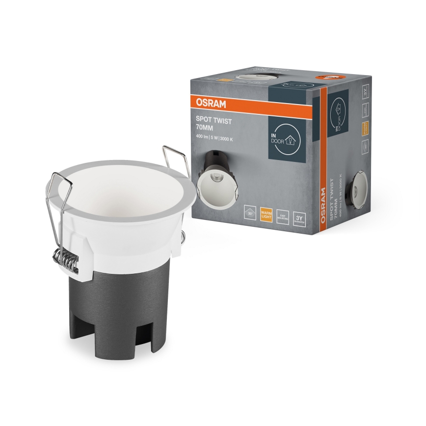 Osram - LED ugradna svetiljka SPOT TWIST LED/5W/230V 3000K prečnik 7 cm bela