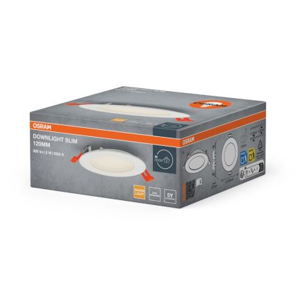 Osram - LED ugradno plafonsko svetlo SLIM LED/8W/230V 3000K