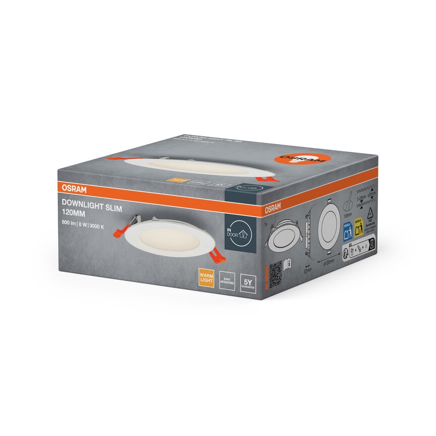 Osram - LED ugradno plafonsko svetlo SLIM LED/8W/230V 3000K