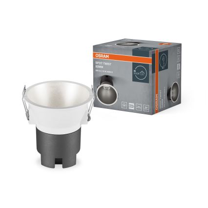 Osram - Ugradna LED svetiljka SPOT TWIST LED/10W/230V 4000K prečnik 9,3 cm bela/srebrna