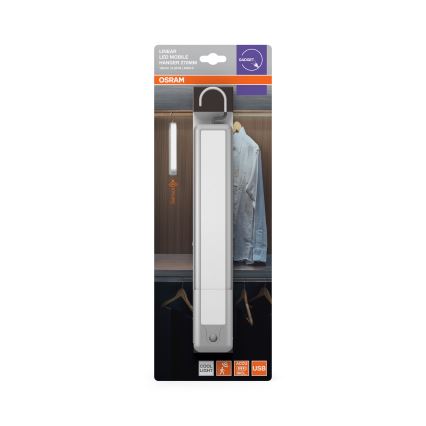 Osram - Viseće orijentaciono svetlo sa senzorom pokreta MOBILE LED/2,35W/5V 1000 mAh bela