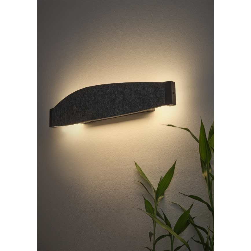 Osram - LED zidna svetiljka DECOR FLAT LED/13W/230V siva