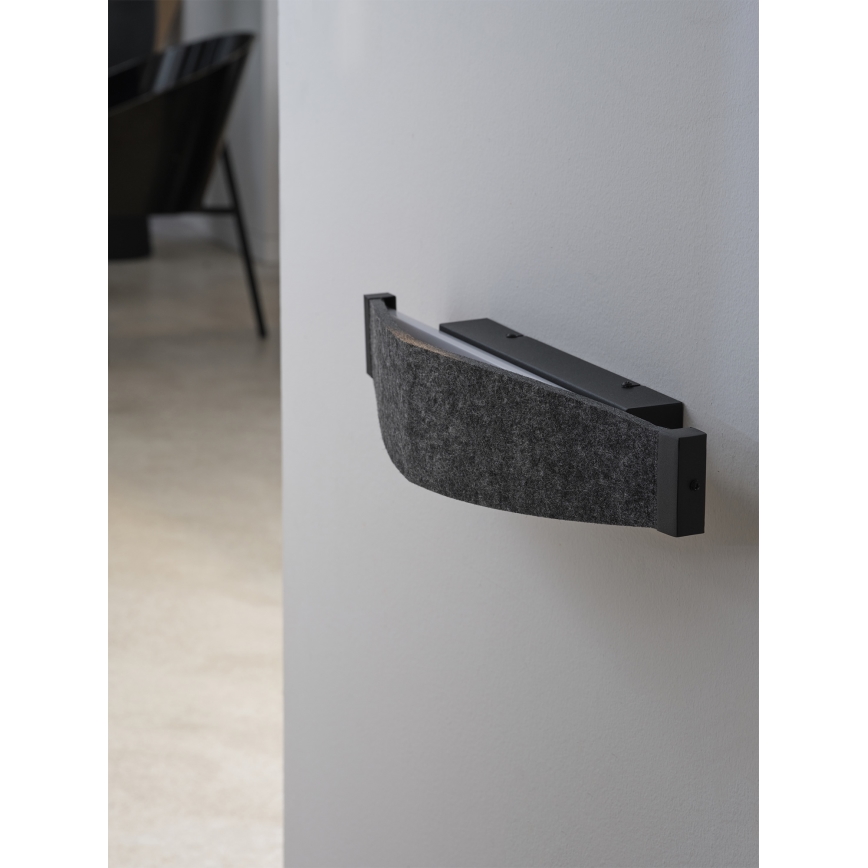 Osram - LED zidna svetiljka DECOR FLAT LED/13W/230V siva