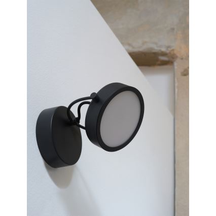 Osram - LED zidna svetiljka DECOR PUCK LED/11W/230V crna