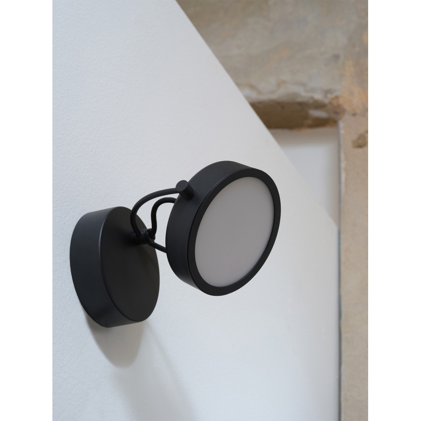 Osram - LED zidna svetiljka DECOR PUCK LED/11W/230V crna