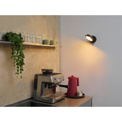 Osram - LED zidna svetiljka DECOR PUCK LED/11W/230V crna