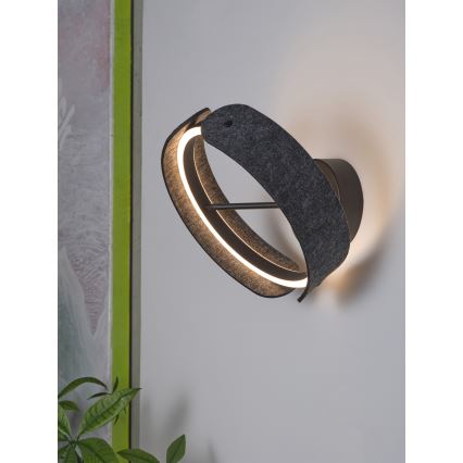 Osram - LED zidno svetilo DECOR CURVE LED/20W/230V sivo