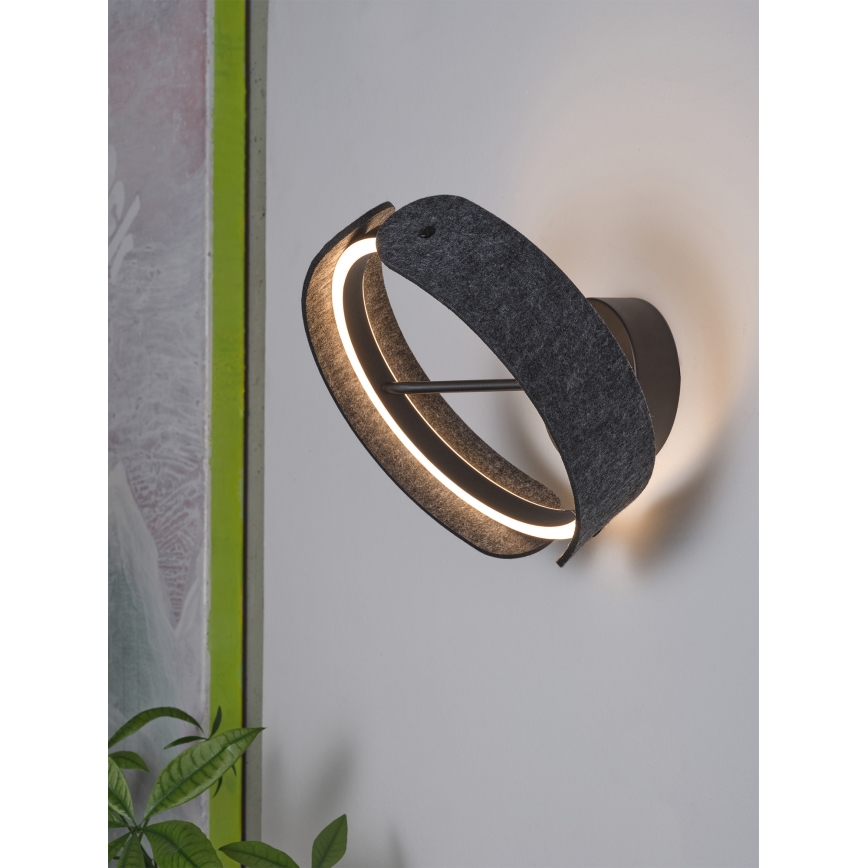 Osram - LED zidno svetilo DECOR CURVE LED/20W/230V sivo
