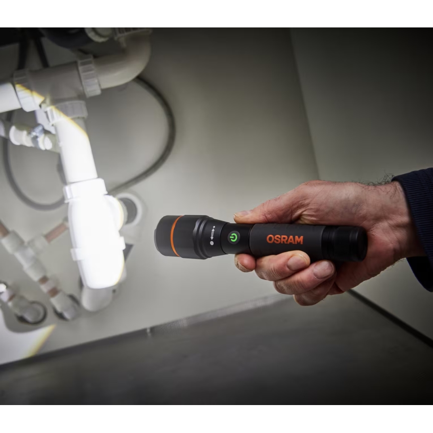 Osram - LED prigušiva punjiva baterijska lampa LEDINSPECT PRO TORCH 800 LED/8W/3,7V 2200 mAh IP44