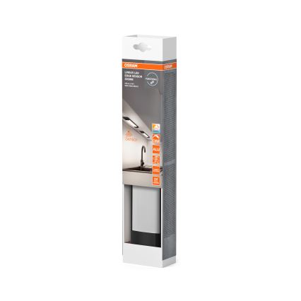 Osram - LED prigušiva svetiljka za ispod ormarića sa senzorom pokreta LINEAR EDGE LED/4W/230V 3000/4000/6500K 30 cm crna