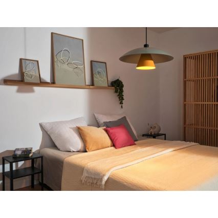 Osram - Luster na sajli DECOR FLYING MUSHROOM 1xE27/25W/230V, prečnik 50 cm, zelena