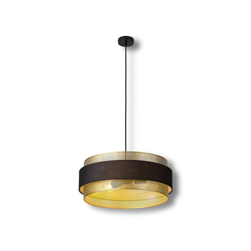 Osram - Luster na sajli DECOR HORNET 3xE27/10W/230V prečnik 50 cm crna/zlatna