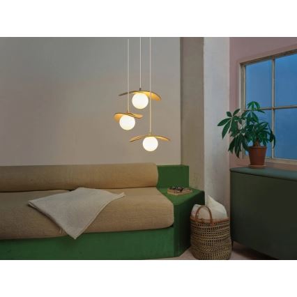 Osram - Luster na sajli DECOR PEARL 3xG9/5W/230V bež