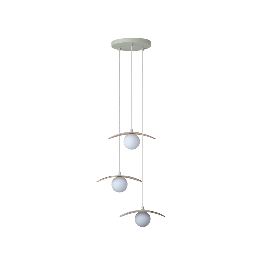 Osram - Luster na sajli DECOR PEARL 3xG9/5W/230V bež