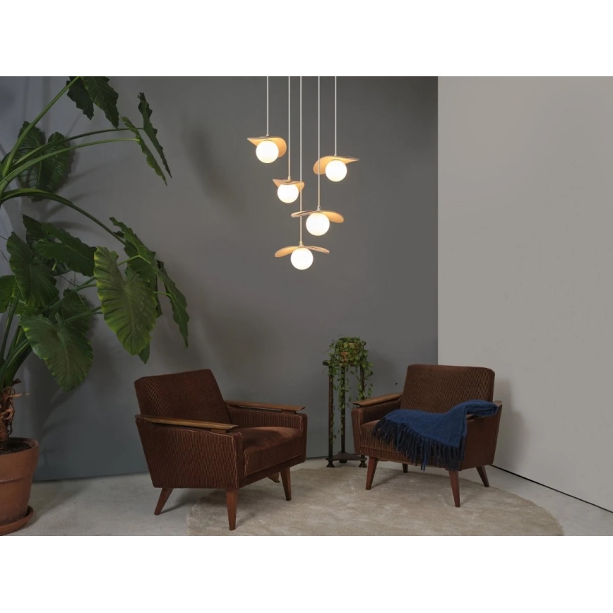 Osram - Luster na sajli DECOR PEARL 5xG9/5W/230V bež