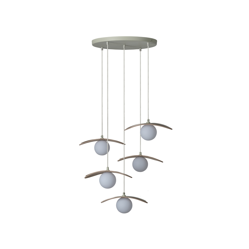 Osram - Luster na sajli DECOR PEARL 5xG9/5W/230V bež