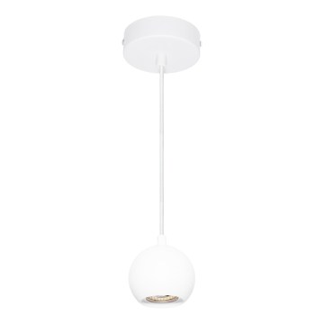 Osram - Luster na sajli SPOT SPHERAL 1xGU10/6W/230V bela