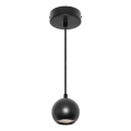 Osram - Luster na sajli SPOT SPHERAL 1xGU10/6W/230V crna
