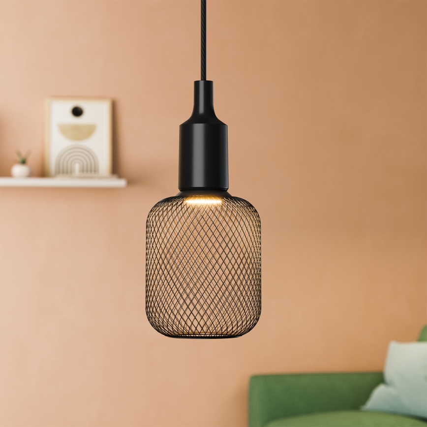 Osram - Napajajući kabl PENDULUM BELL 1xE27/15W/230V crna