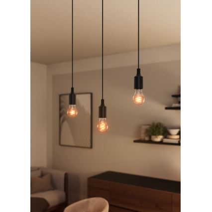 Osram - Napajajući kabl PENDULUM BELL 1xE27/15W/230V crna