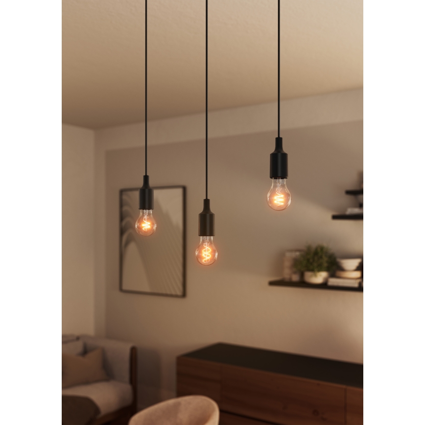 Osram - Napajajući kabl PENDULUM BELL 1xE27/15W/230V crna