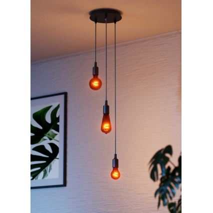 Osram - Napajajući kabl PENDULUM BELL 1xE27/15W/230V crna