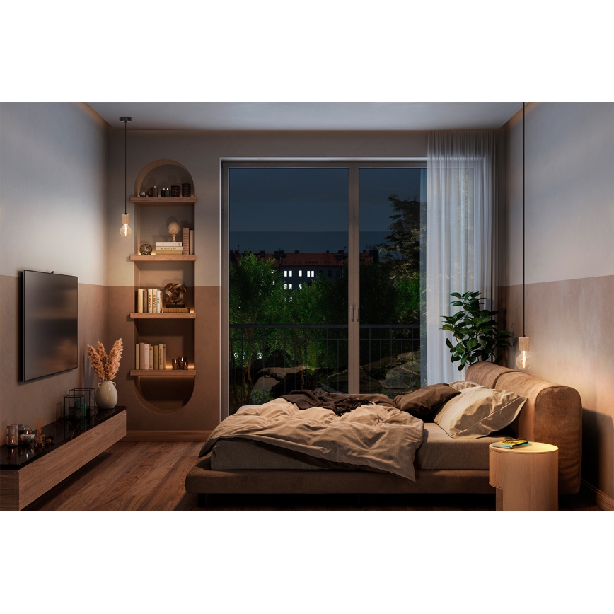Osram - Napajajući kabl PENDULUM CYLINDER 1xE27/15W/230V drveni