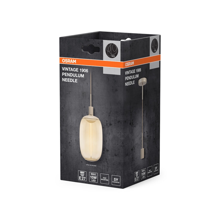 Osram - Napajni kabl PENDULUM NEEDLE 1xE27/15W/230V bež