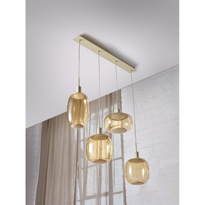 Osram - Napojni kabl NEEDLE PENDANT 4xE27/25W/230V bež