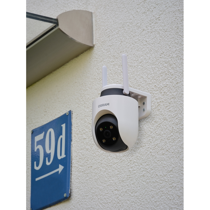 Osram - Pametna spoljašnja 360° kamera sa 2K senzorom SMART+ 230V IP67 Wi-Fi