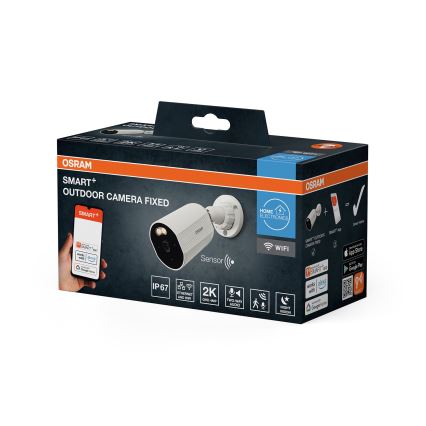 Osram - Pametna spoljna kamera sa senzorom 2K SMART+ 230V IP67 Wi-Fi