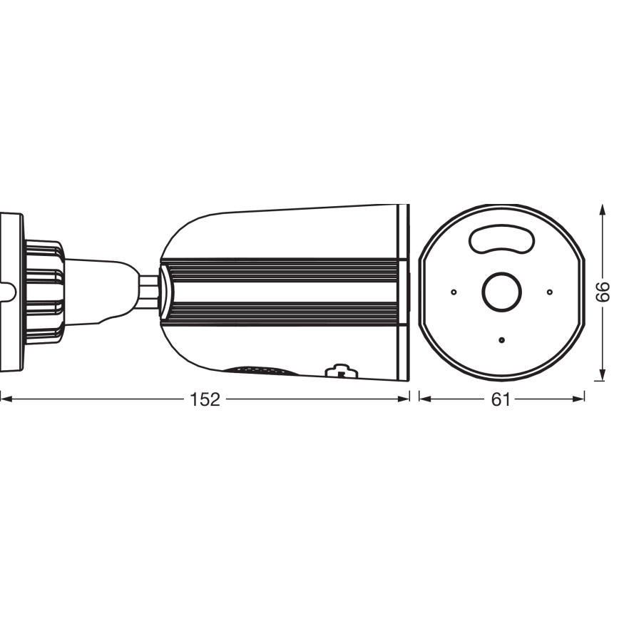 Osram - Pametna spoljna kamera sa senzorom 2K SMART+ 230V IP67 Wi-Fi