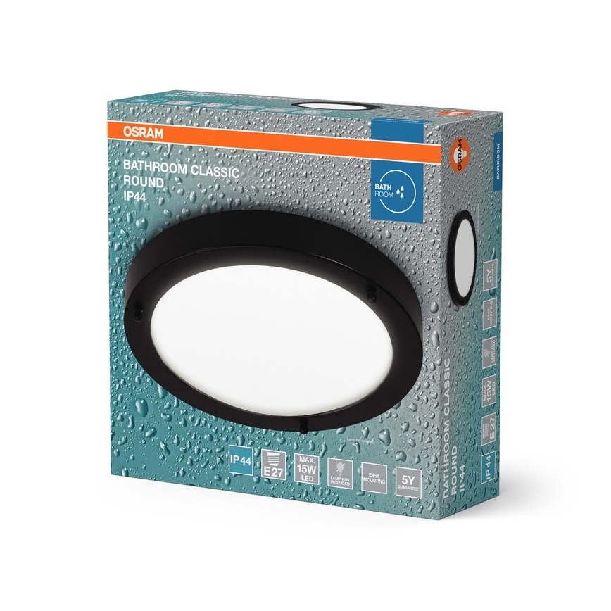 Osram - Kupatilsko plafonsko svetlo BATHROOM CLASSIC 1xE27/15W/230V prečnik 31 cm IP44
