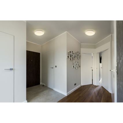 Osram - Plafonsko svetlo CEILING ESSENTIAL 2xE27/25W/230V prečnika 35 cm, belo