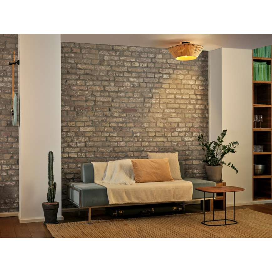 Osram - Plafonsko svetlo DECOR STRIPES 1xE27/10W/230V prečnik 40,5 cm bež