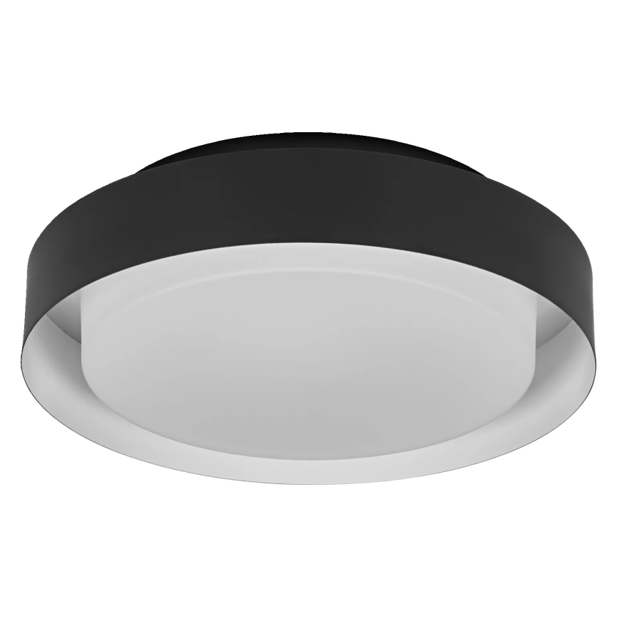 Osram - plafonsko svetlo ORBIS MADRID 2xE27/10W/230V prečnika 29 cm crna