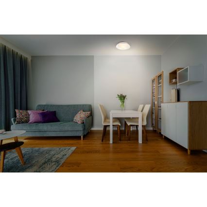 Osram - Plafonsko svetlo ORBIS MILAN 2xE27/10W/230V prečnik 30,5 cm braon