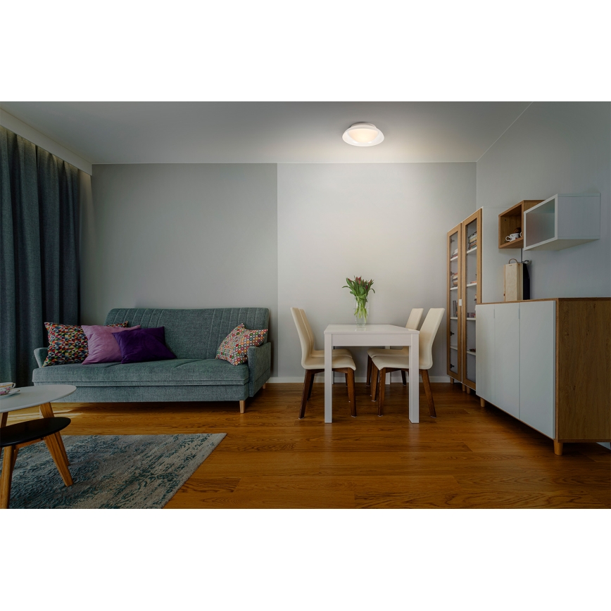 Osram - Plafonsko svetlo ORBIS MILAN 2xE27/10W/230V prečnik 30,5 cm braon