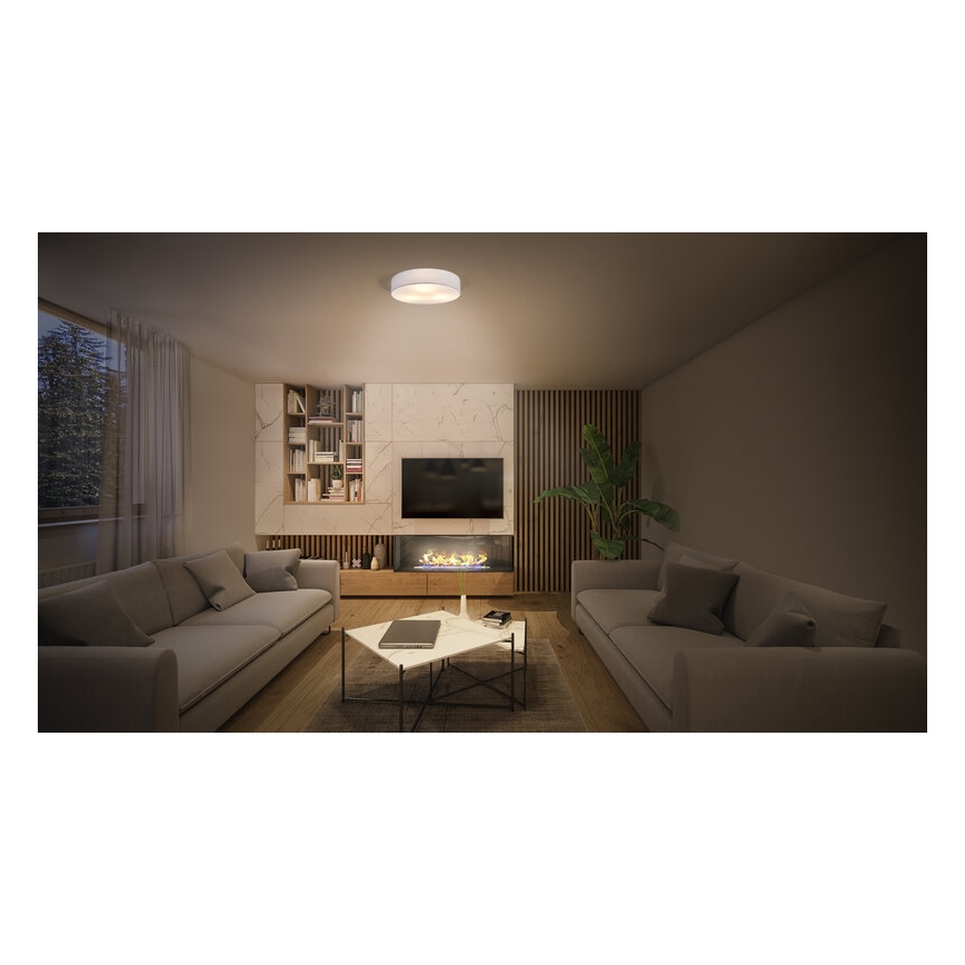 Osram - Plafonsko svetlo ORBIS PARIS 1xE27/25W/230V prečnika 30 cm belo