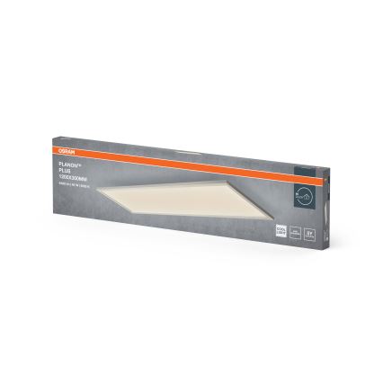 Osram - PLANON LED nadgradni panel 40W/230V 4000K 30x120 cm, bela