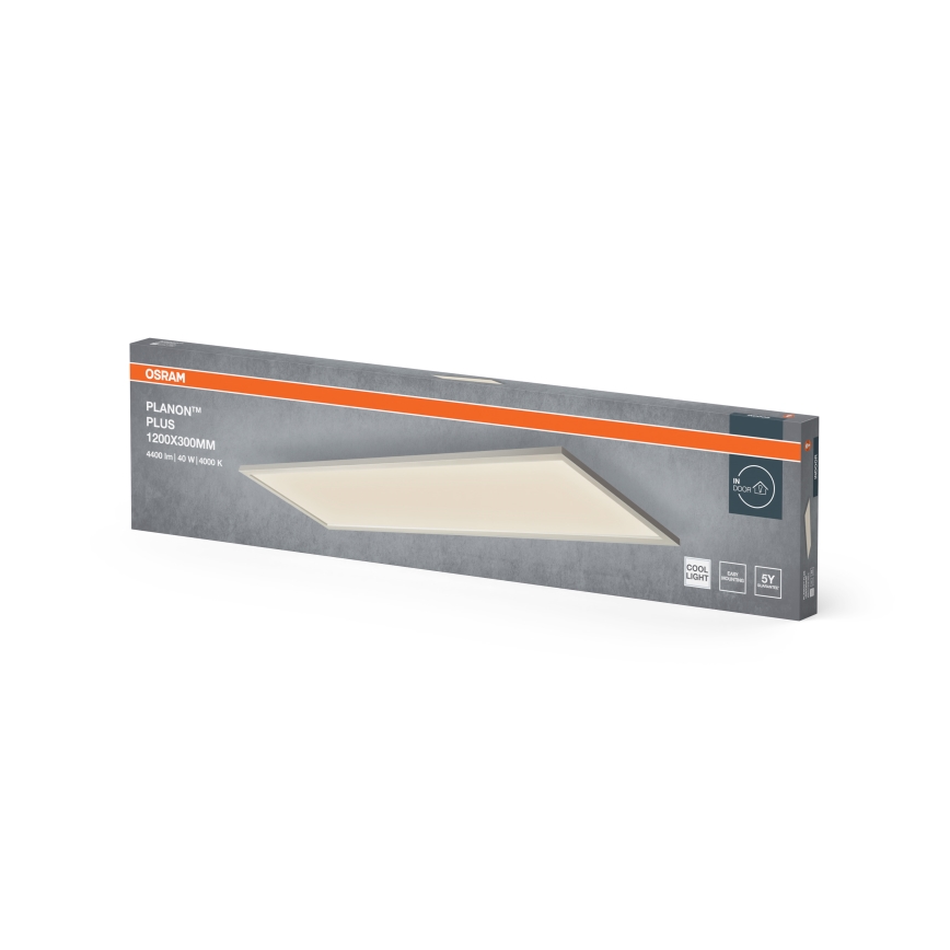 Osram - PLANON LED nadgradni panel 40W/230V 4000K 30x120 cm, bela