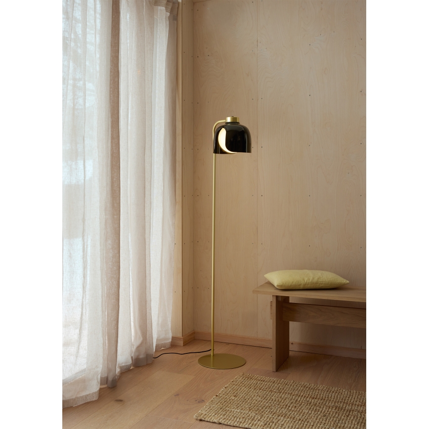 Osram - Podna lampa DECOR COROLLE 1xE27/15W/230V crna/zlatna