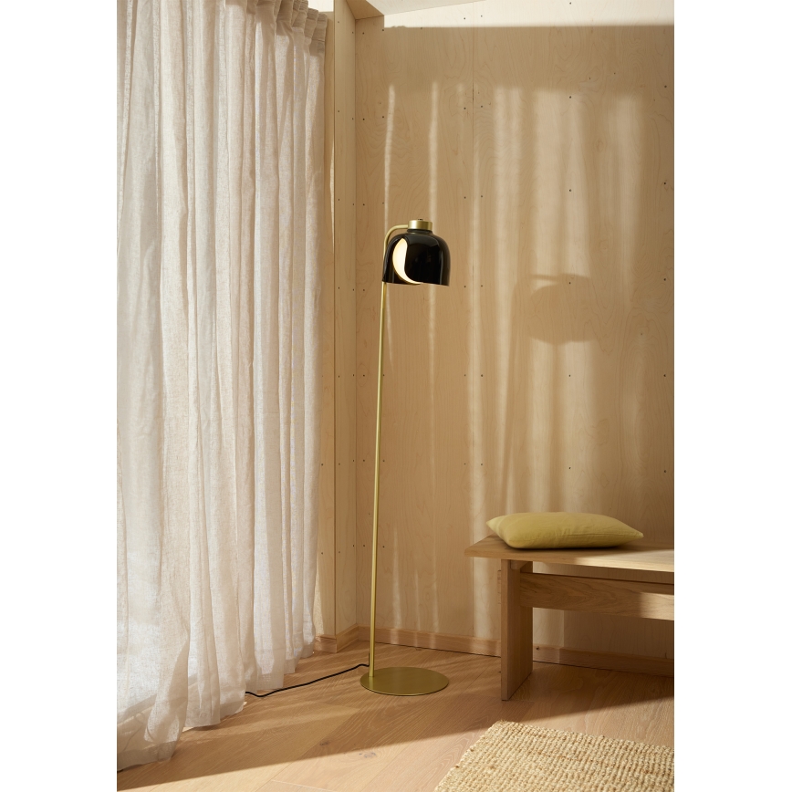Osram - Podna lampa DECOR COROLLE 1xE27/15W/230V crna/zlatna