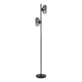 Osram - Podna lampa DECOR SMOKE 2xE14/12W/230V crna/zadimljeno-siva