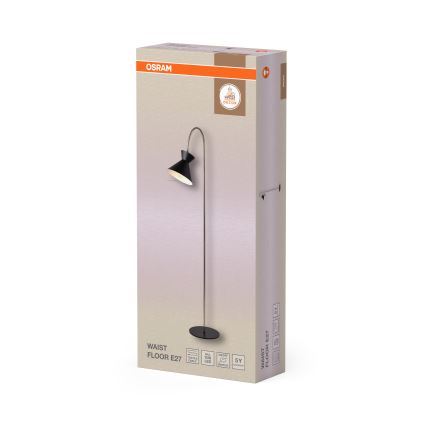 Osram - Podna lampa DECOR WAIST 1xE27/40W/230V crna