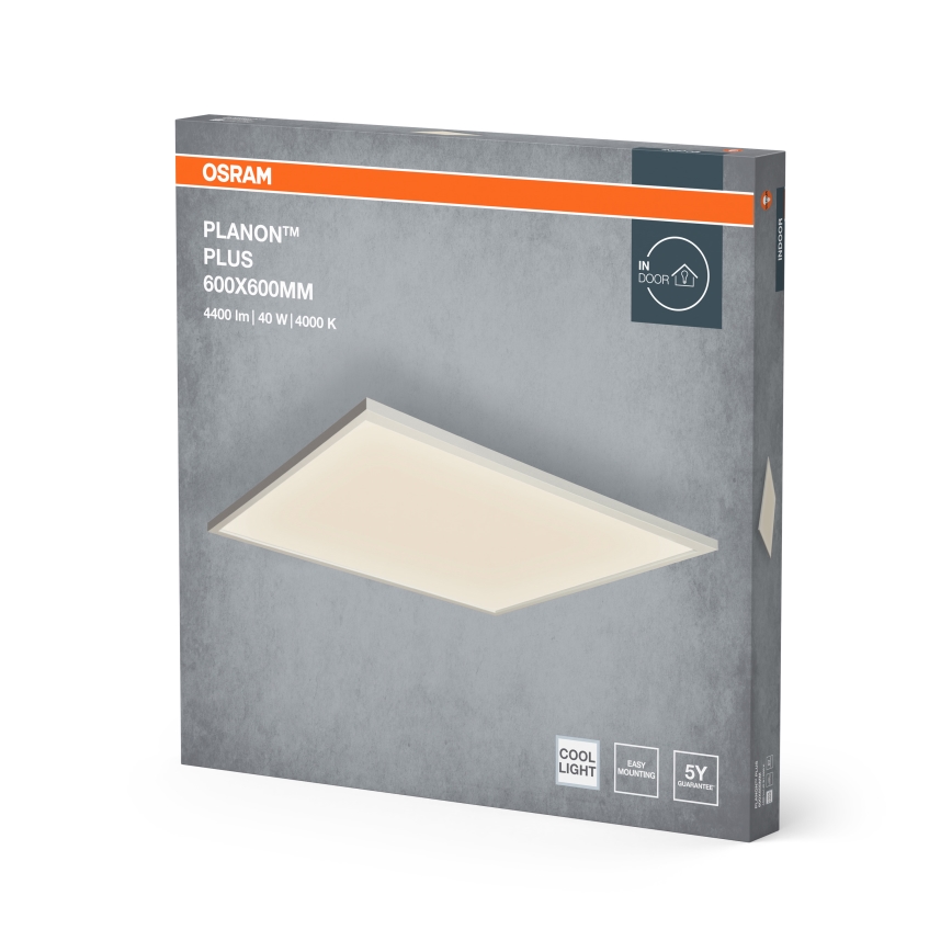 Osram - površinski LED panel PLANON LED/40W/230V 4000K 60x60 cm beo